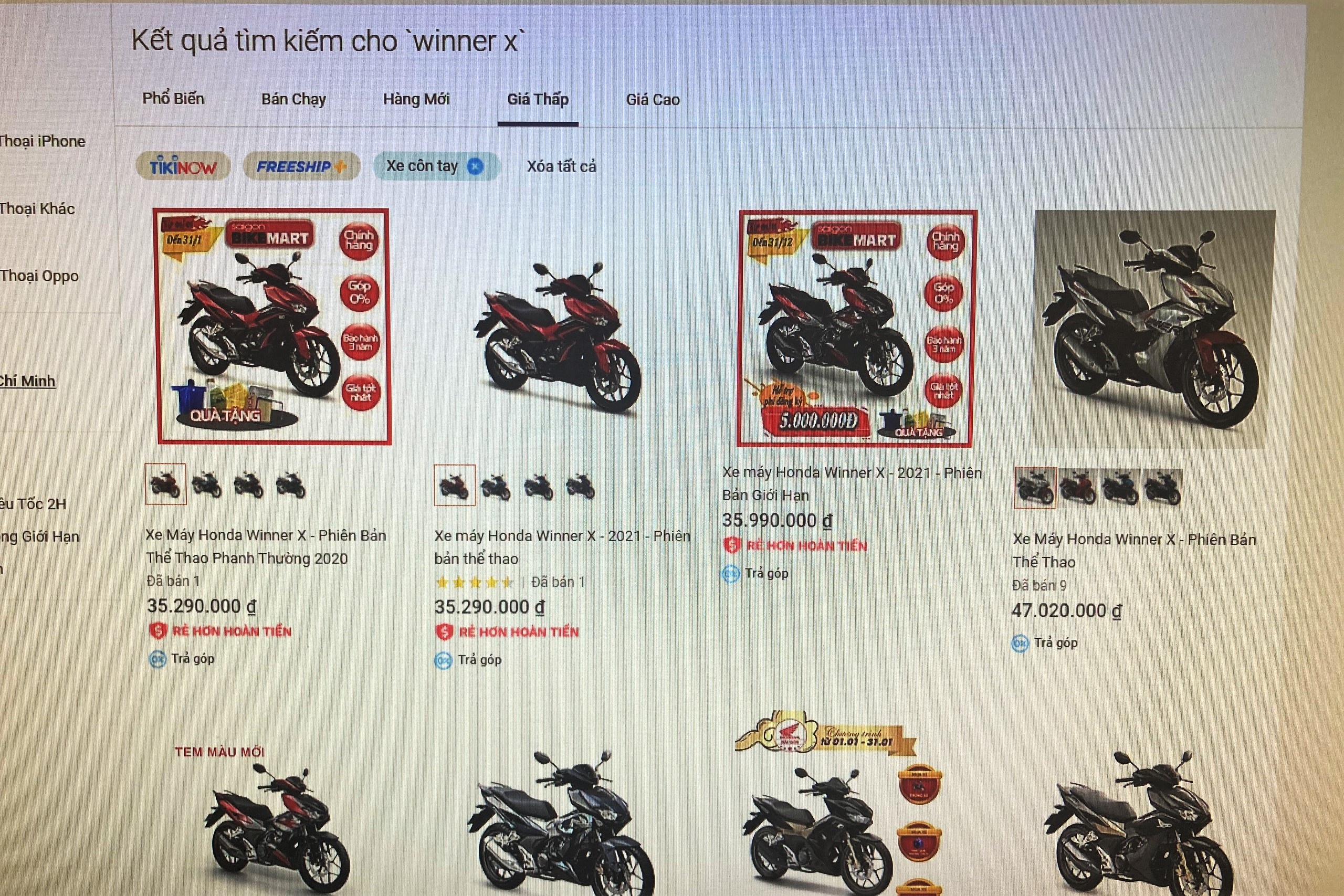 Thi truong xe may nhon nhip truoc Tet anh 3