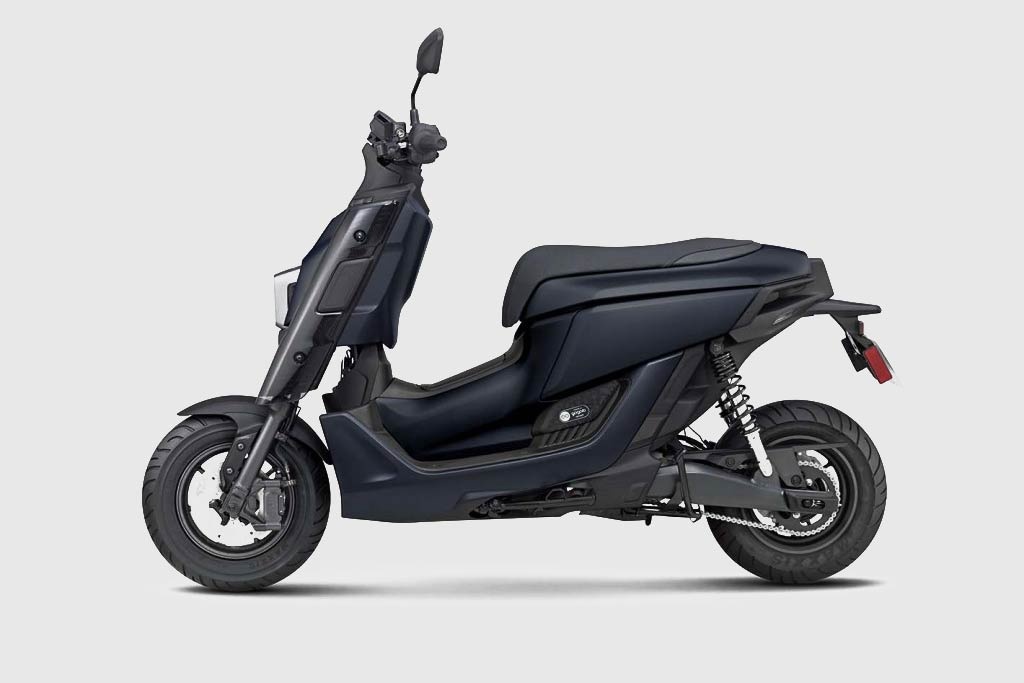 Yamaha EMF ra mat, xe may dien co the thay pin hinh anh
