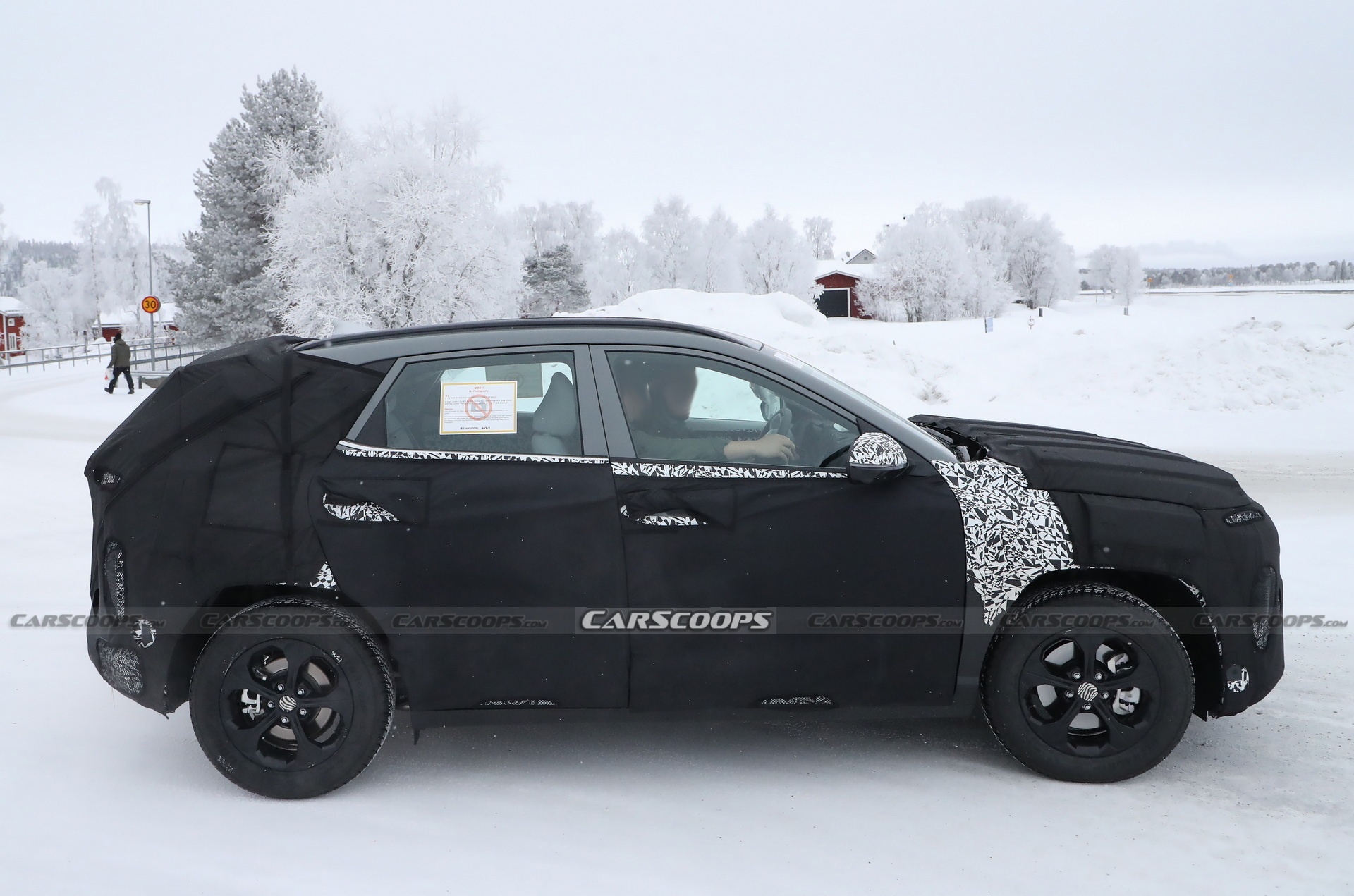 Hyundai Kona thế hệ mới lộ ảnh chạy thử ảnh 2 Hyundai Kona the he moi lo anh chay thu anh 2