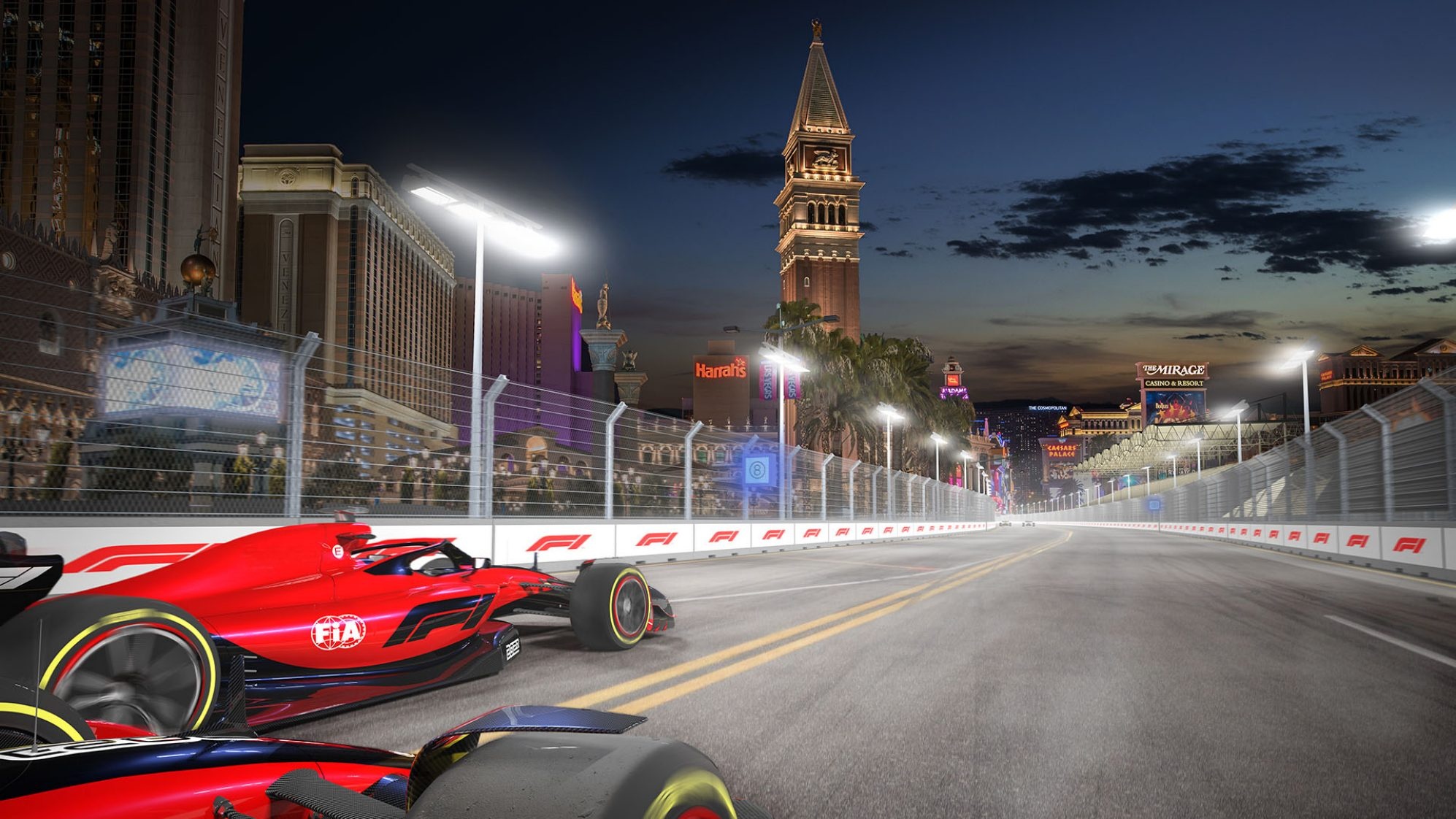 F1 có thêm chặng đua trên đường phố Las Vegas ảnh 2 F1 co them chang dua tren duong pho Las Vegas anh 2