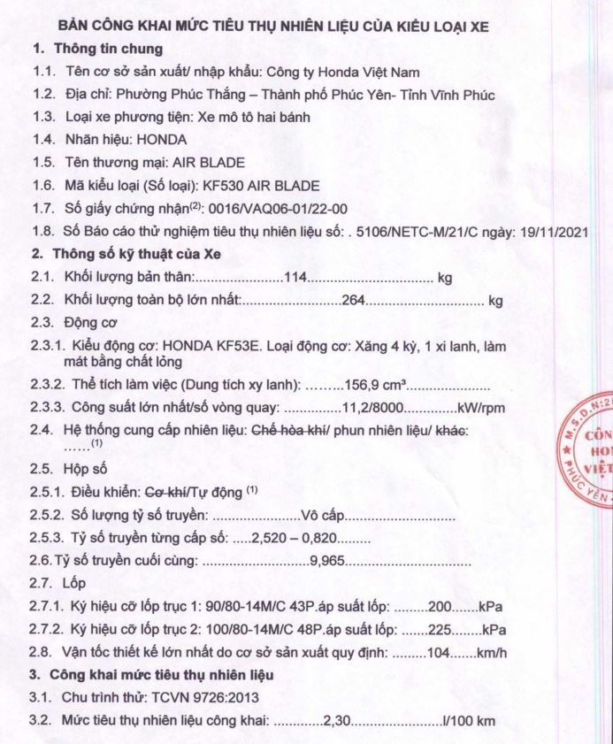 Air Blade 160 duoc dang ky tai Viet Nam anh 1