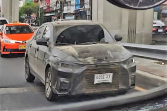 Lo anh chay thu Toyota Vios the he moi, nhieu nang cap ben ngoai hinh anh
