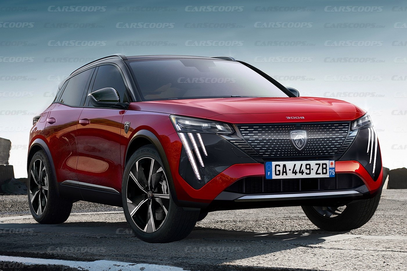 Xem truoc thiet ke cua Peugeot 3008 the he moi hinh anh