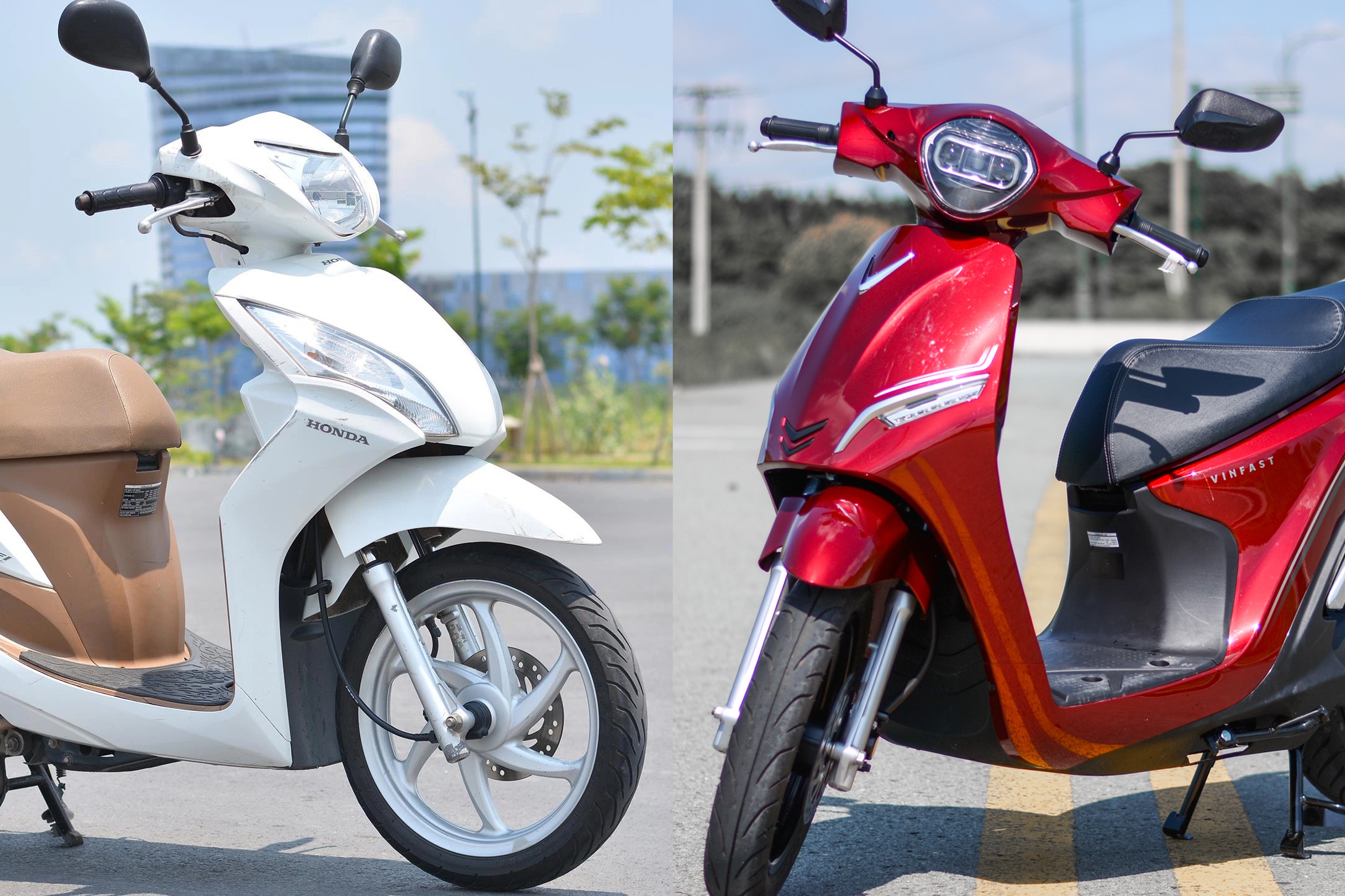 Gia xang tang cao, chon xe may xang hay xe dien? hinh anh