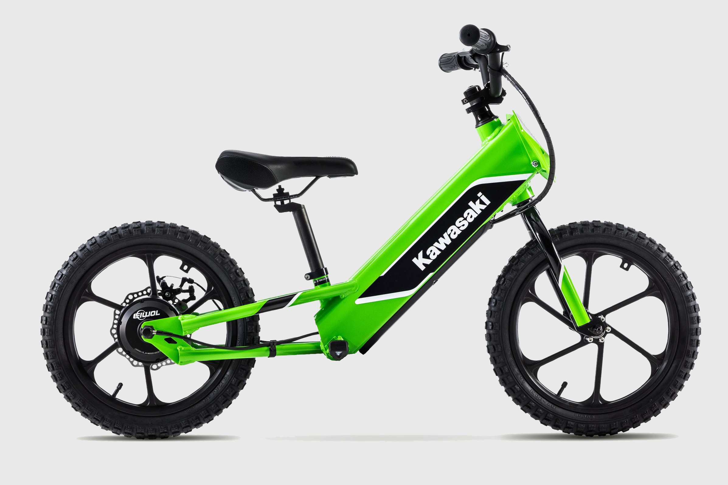 Xe dien cho tre em Kawasaki Elektrode co gia hon 1.000 USD hinh anh