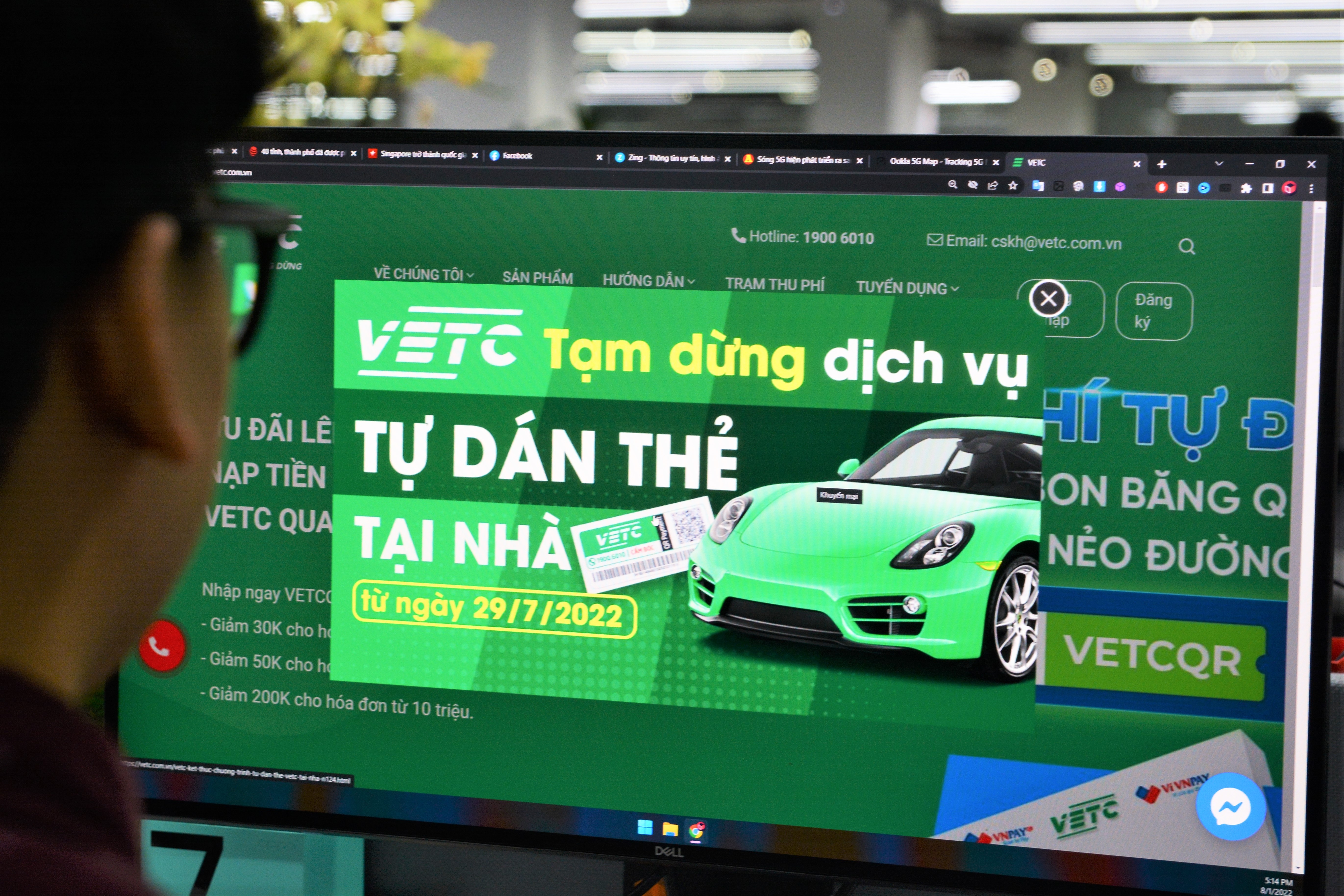 Ngung trien khai dich vu tu dan the ETC tai nha anh 1