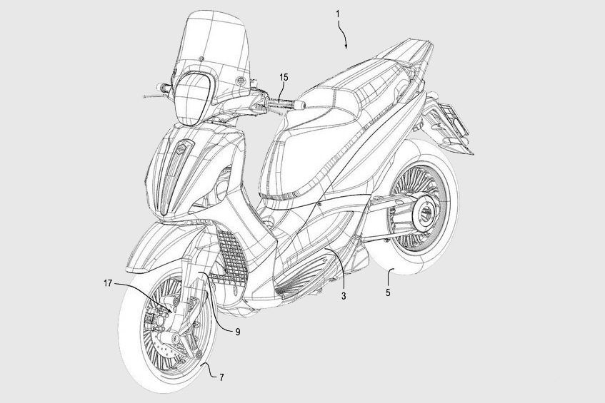 Xe may Piaggio sap duoc trang bi he thong treo moi hinh anh