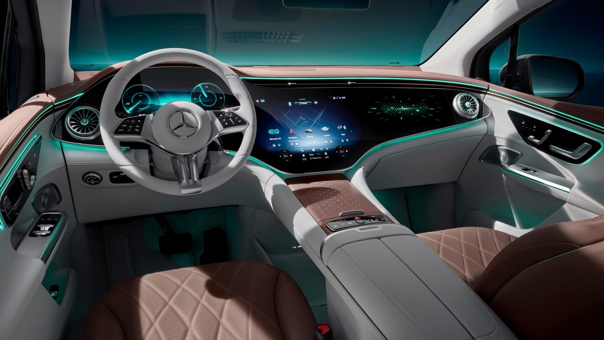 SUV điện Mercedes-Benz EQE ảnh 4 SUV dien Mercedes-Benz EQE anh 4