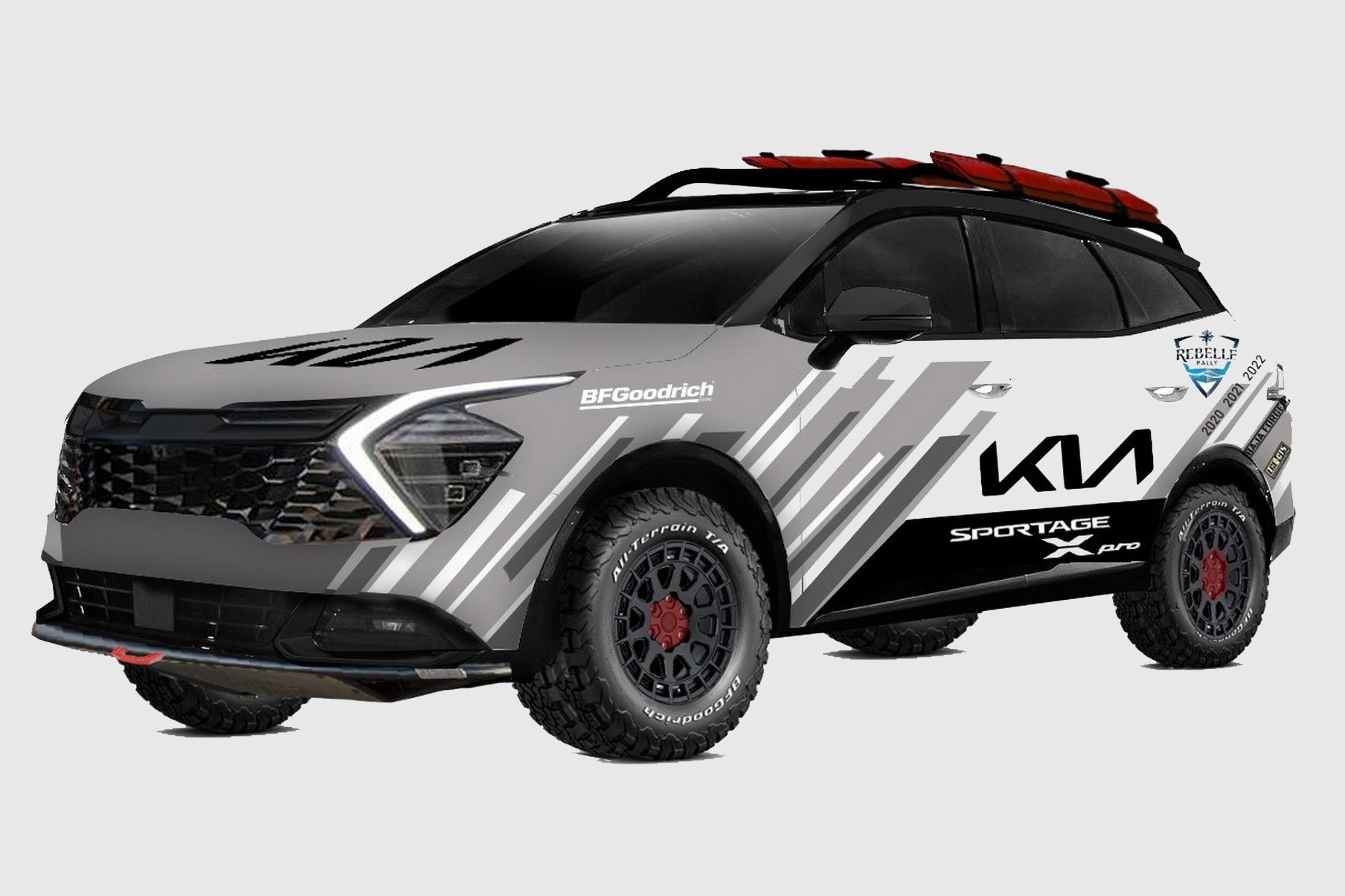 Kia Sportage X-Pro phien ban xe dua dia hinh hinh anh