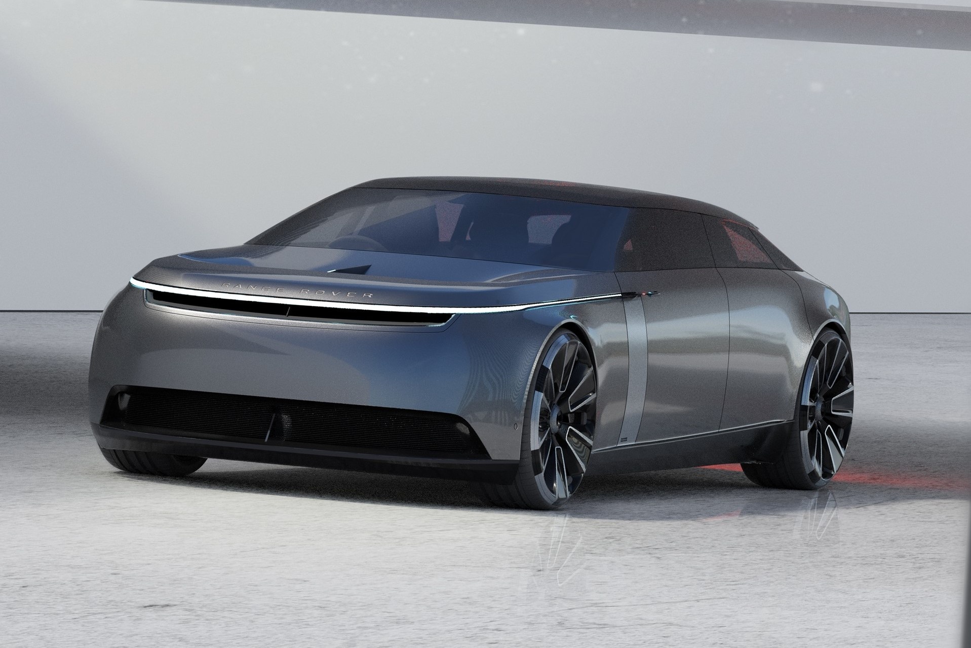 Phac thao Range Rover EV phien ban sedan hinh anh