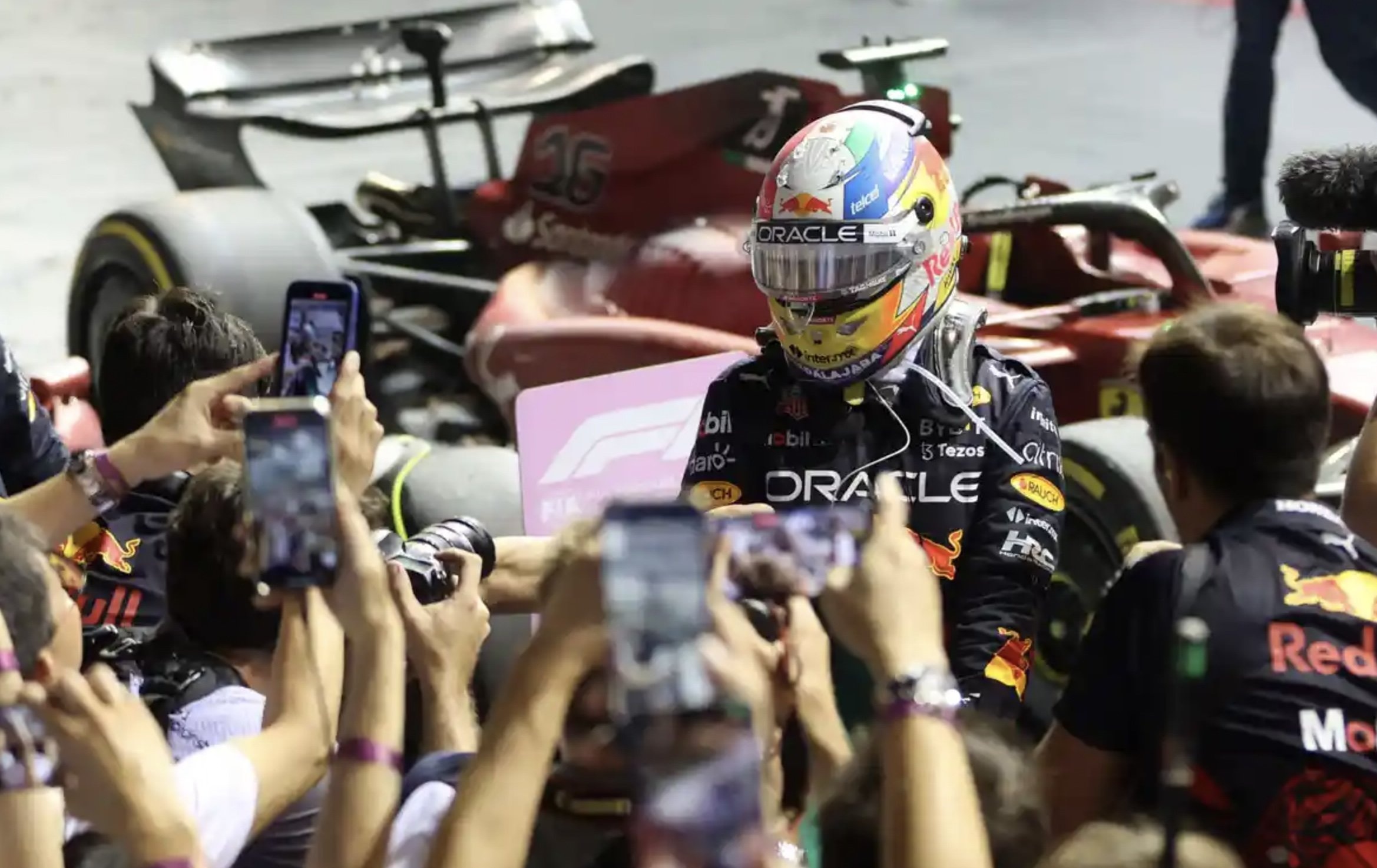 Sergio Perez vo dich Singapore GP hinh anh