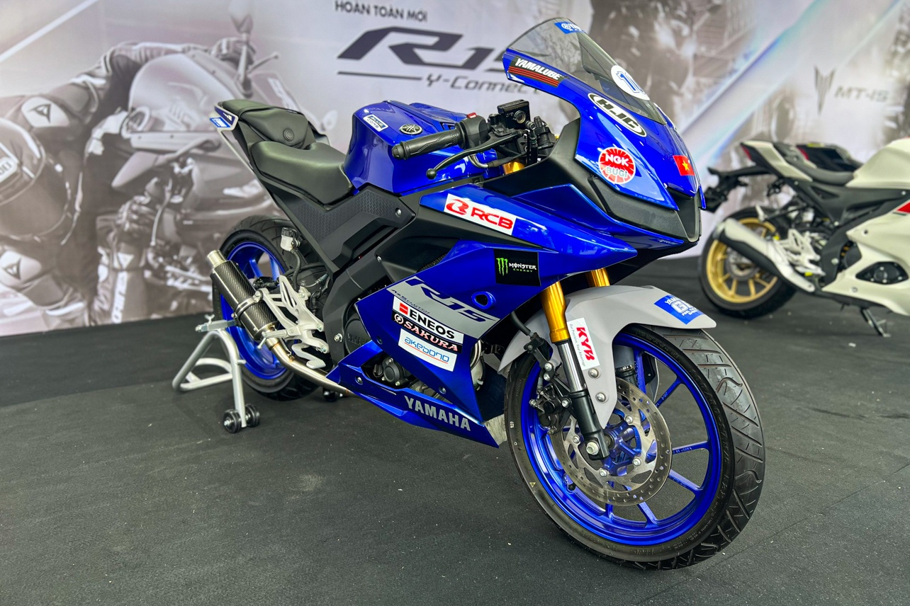 Chi tiet Yamaha YZF-R15 phien ban xe dua tai Viet Nam hinh anh