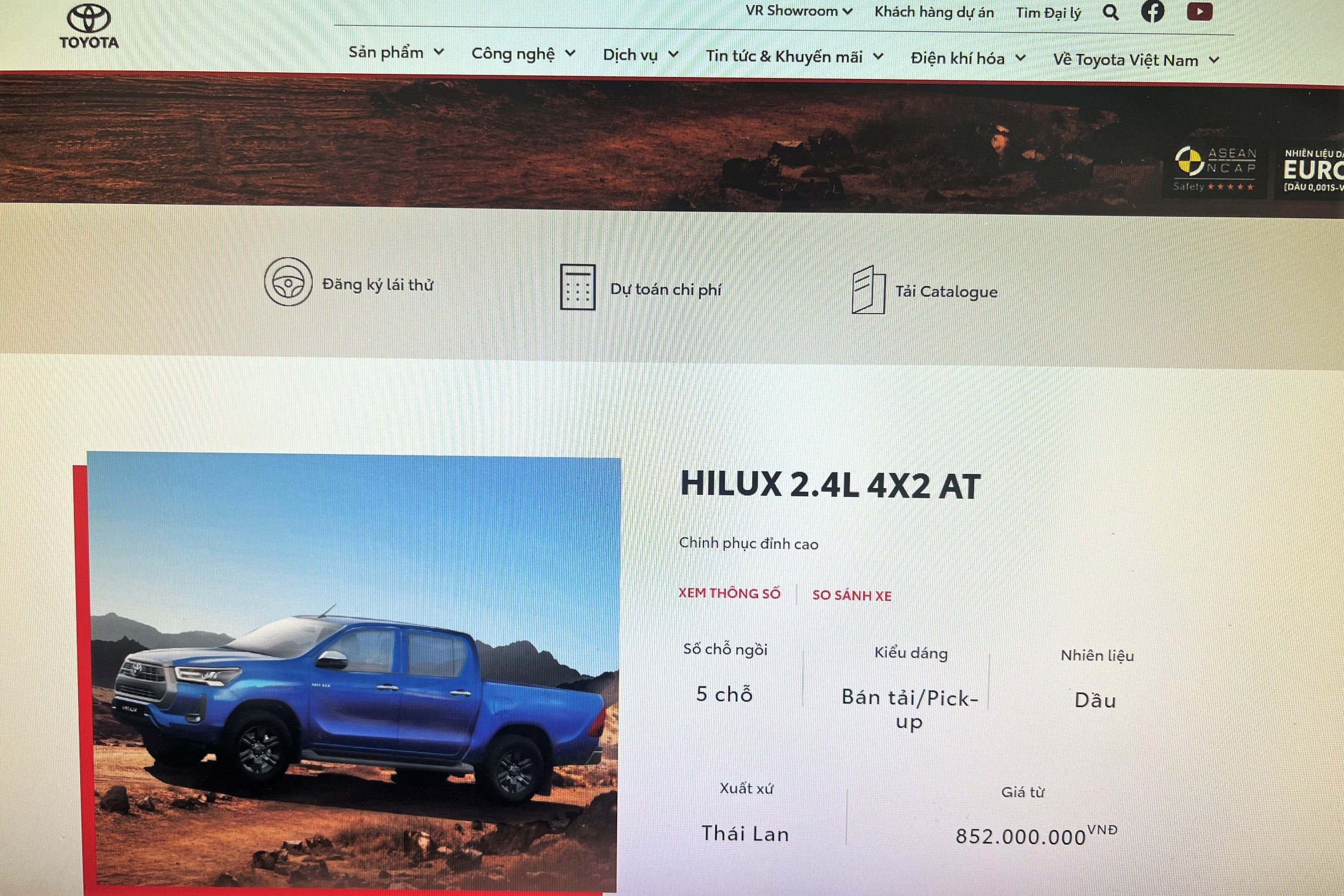 Hilux 2023 ban Viet Nam anh 1