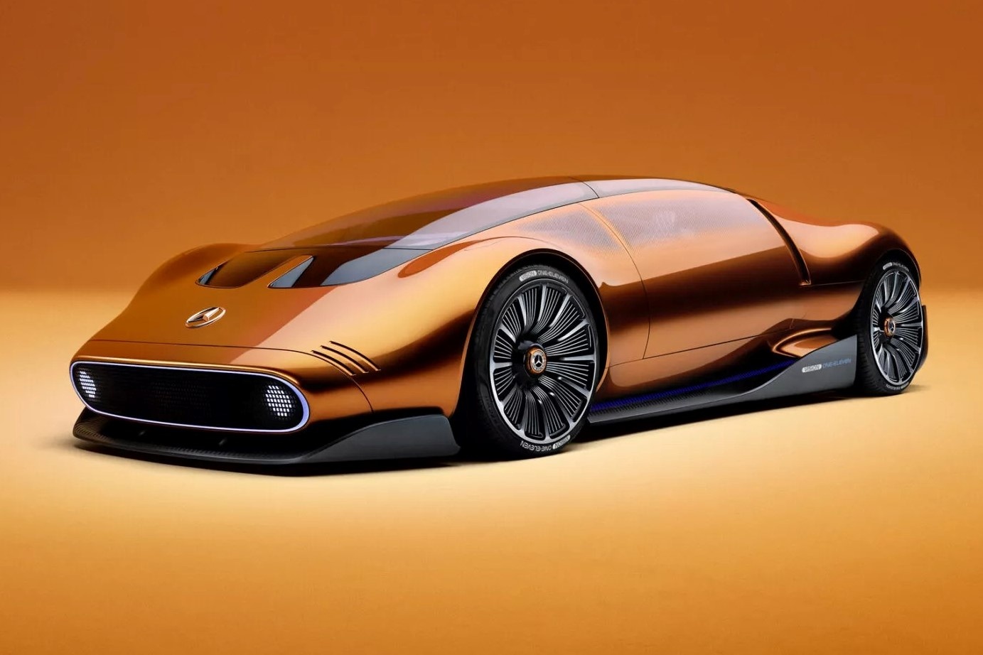 Chi tiet Mercedes Vision One-Eleven - xe dien concept thiet ke la mat hinh anh