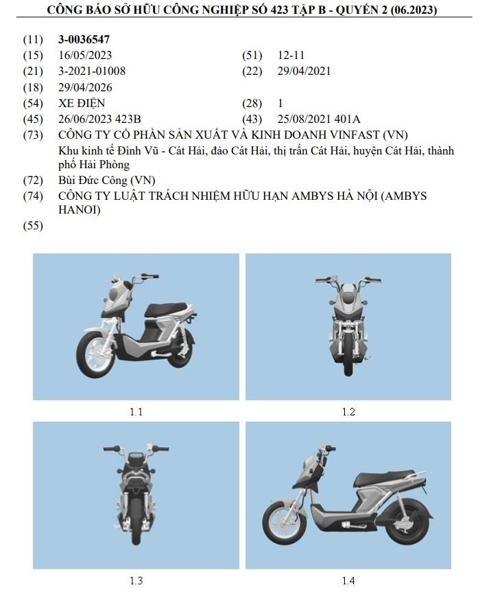 xe may dien moi VinFast anh 1