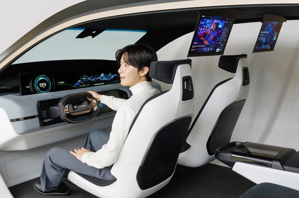 Màn hình ôtô LG ảnh 1 Man hinh oto LG anh 1