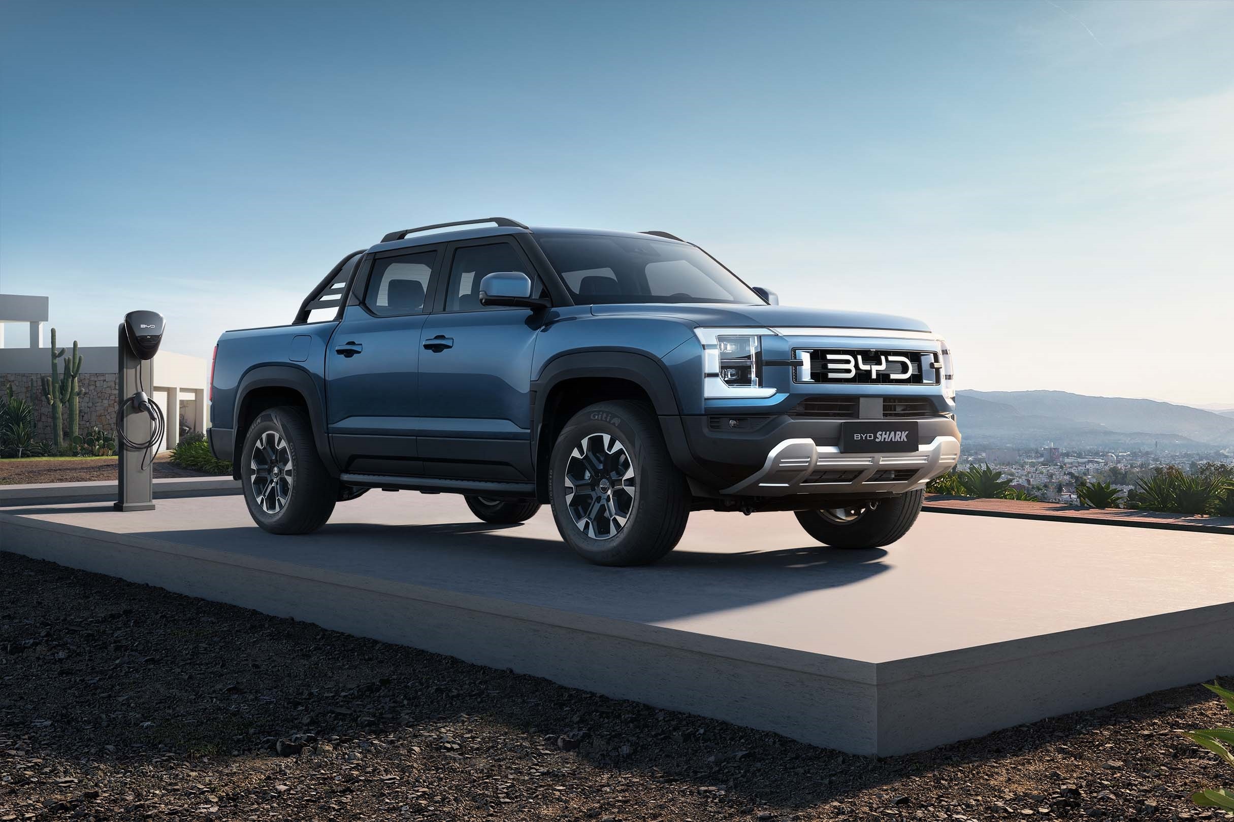 BYD Shark ra mat - xe ban tai manh 430 ma luc, co the chay thuan dien hinh anh