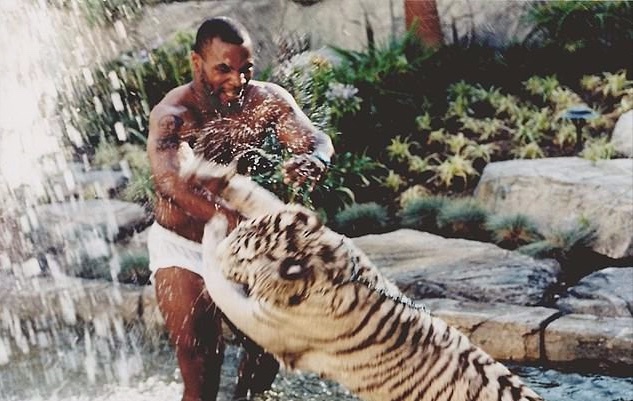 Mike Tyson tung nhot huan luyen vien vao chuong ho hinh anh