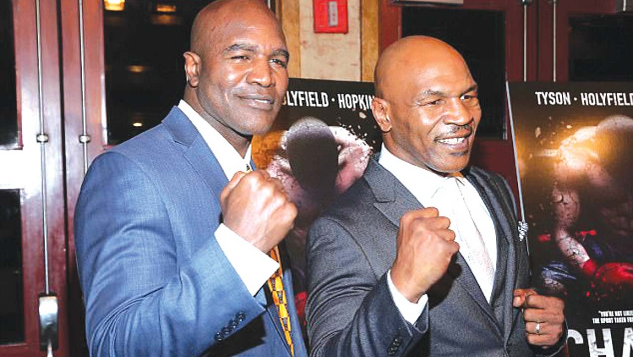 Mike Tyson kiem duoc 3 trieu USD tu man can tai Holyfield hinh anh