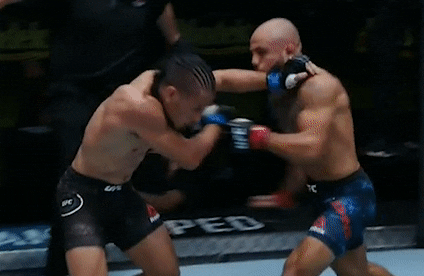 Vo si UFC tung cu dam ha knock-out doi thu hinh anh