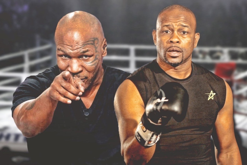 Mike Tyson va Jones Jr duoc phep knock-out trong tran dau bieu dien hinh anh