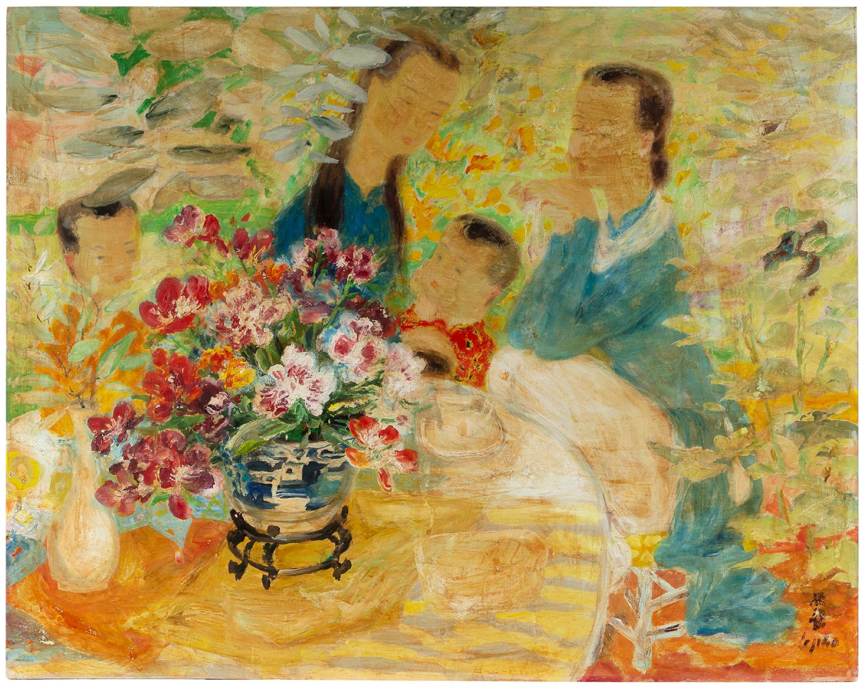 Le Pho,  bo tu Dong Duong,  danh hoa viet nam,  Asian Painters,  Aguttes Auction anh 2