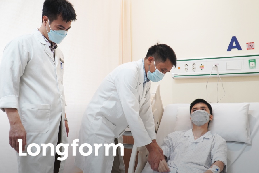 Chien binh K tuoi 20 ‘loi nguoc dong’ khi benh vien tra ve hinh anh