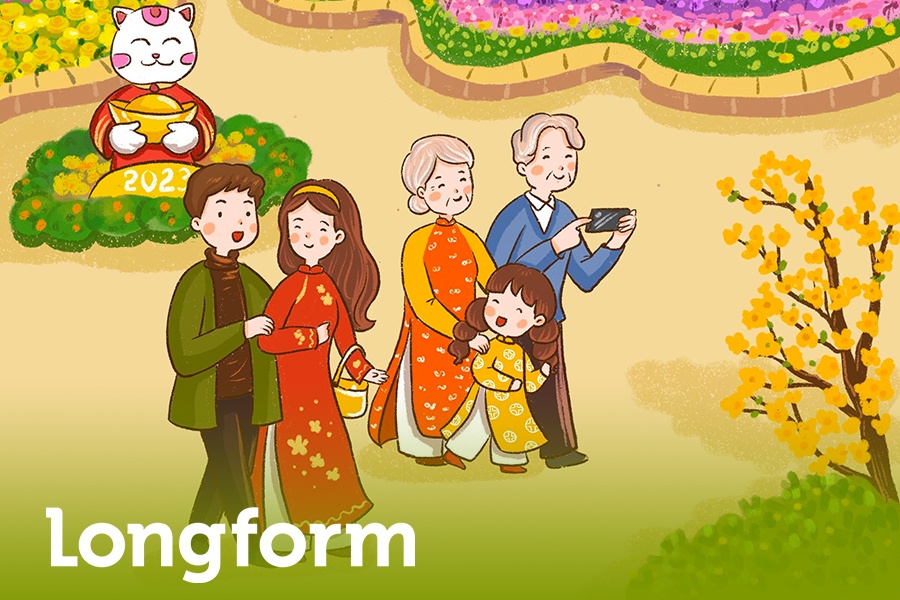 Toi mang an yen ve don Tet hinh anh