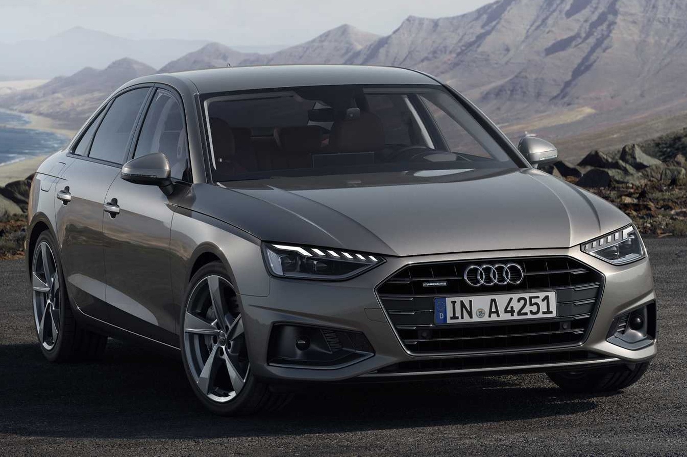 Audi A4 - doi thu dang gom cua Mercedes-Benz C-Class va BMW 3-Series hinh anh