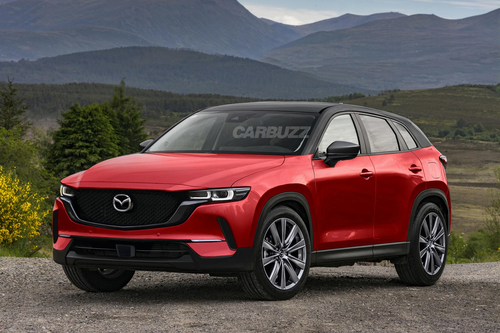 Mazda CX-50 duoc cai tien ve ca ngoai that lan cong nghe hinh anh