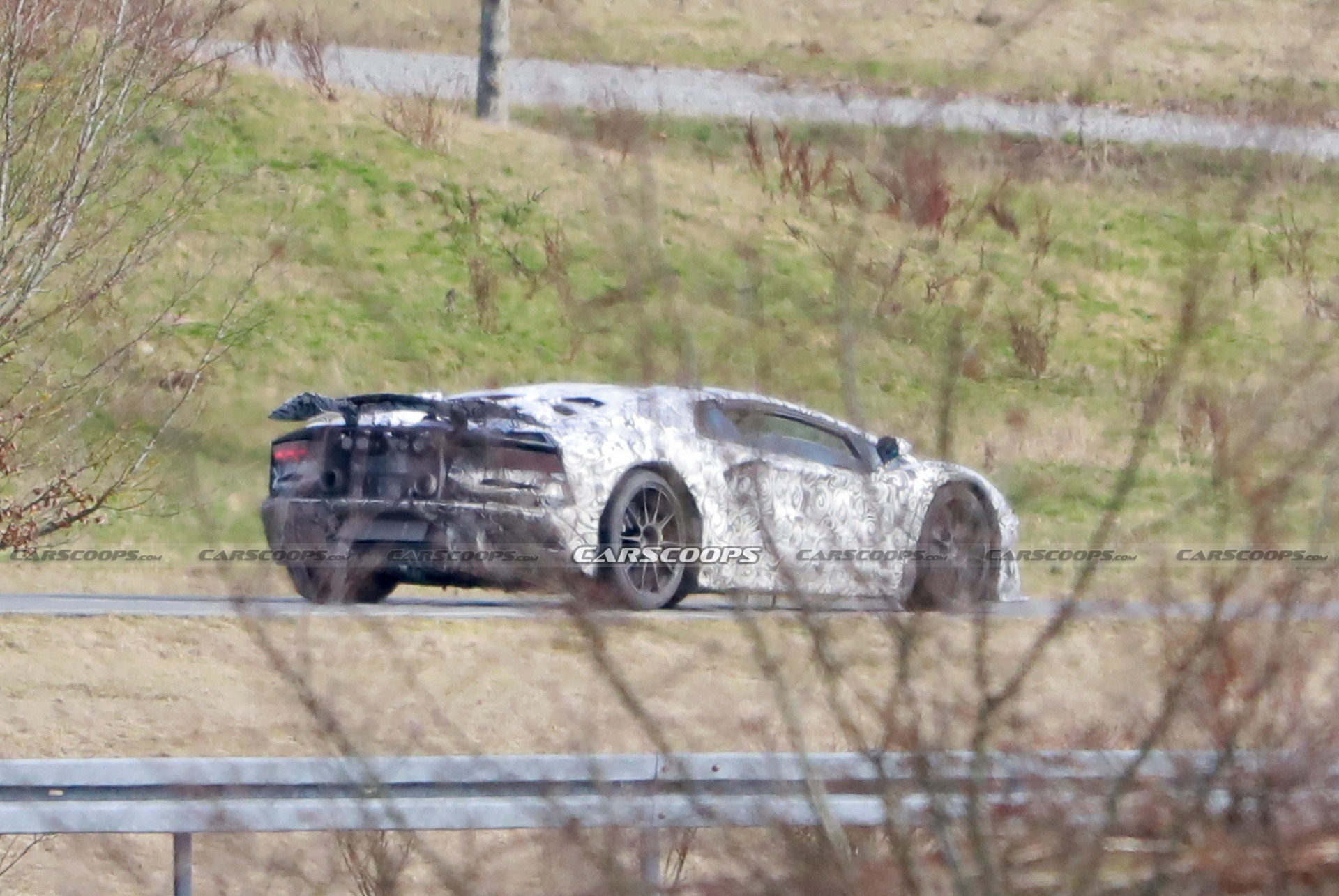 hau due cua Lamborghini Aventador anh 2