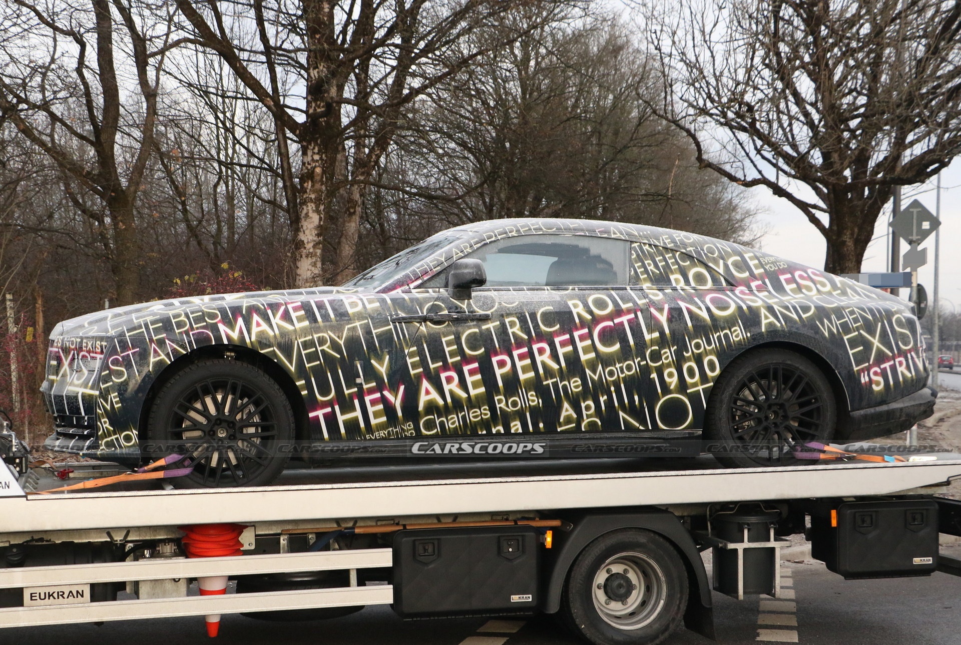 Xe dien sieu sang Rolls-Royce Spectre lo hinh anh thuc te hinh anh