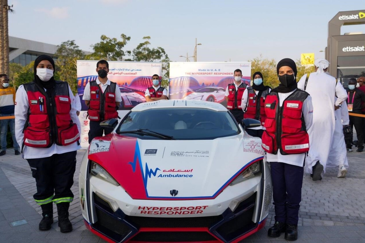 Lykan Hypersport tro thanh xe cuu thuong tai Dubai hinh anh