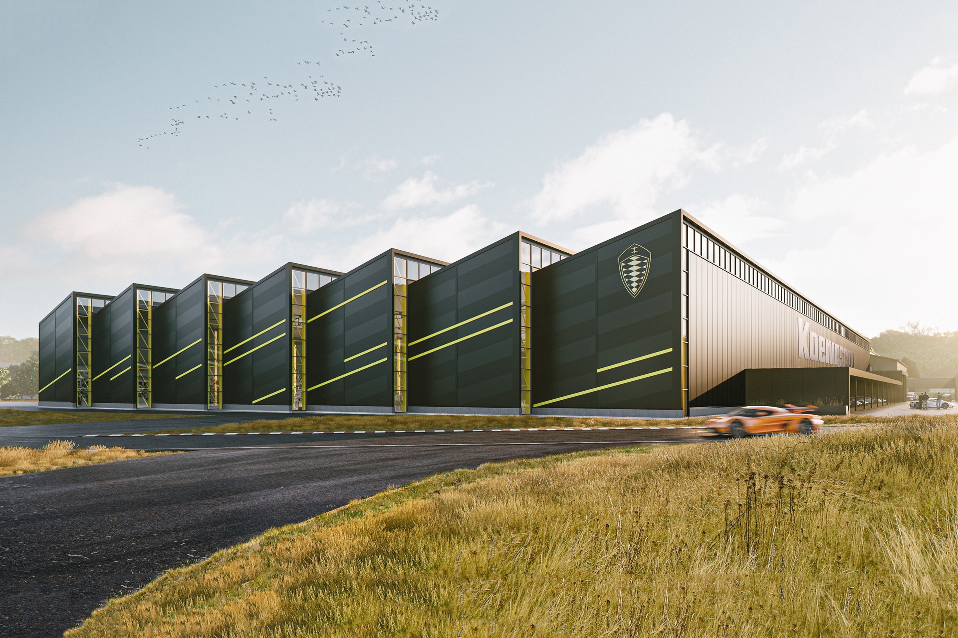 Koenigsegg xay dung nha may moi san xuat sieu xe the thao hinh anh