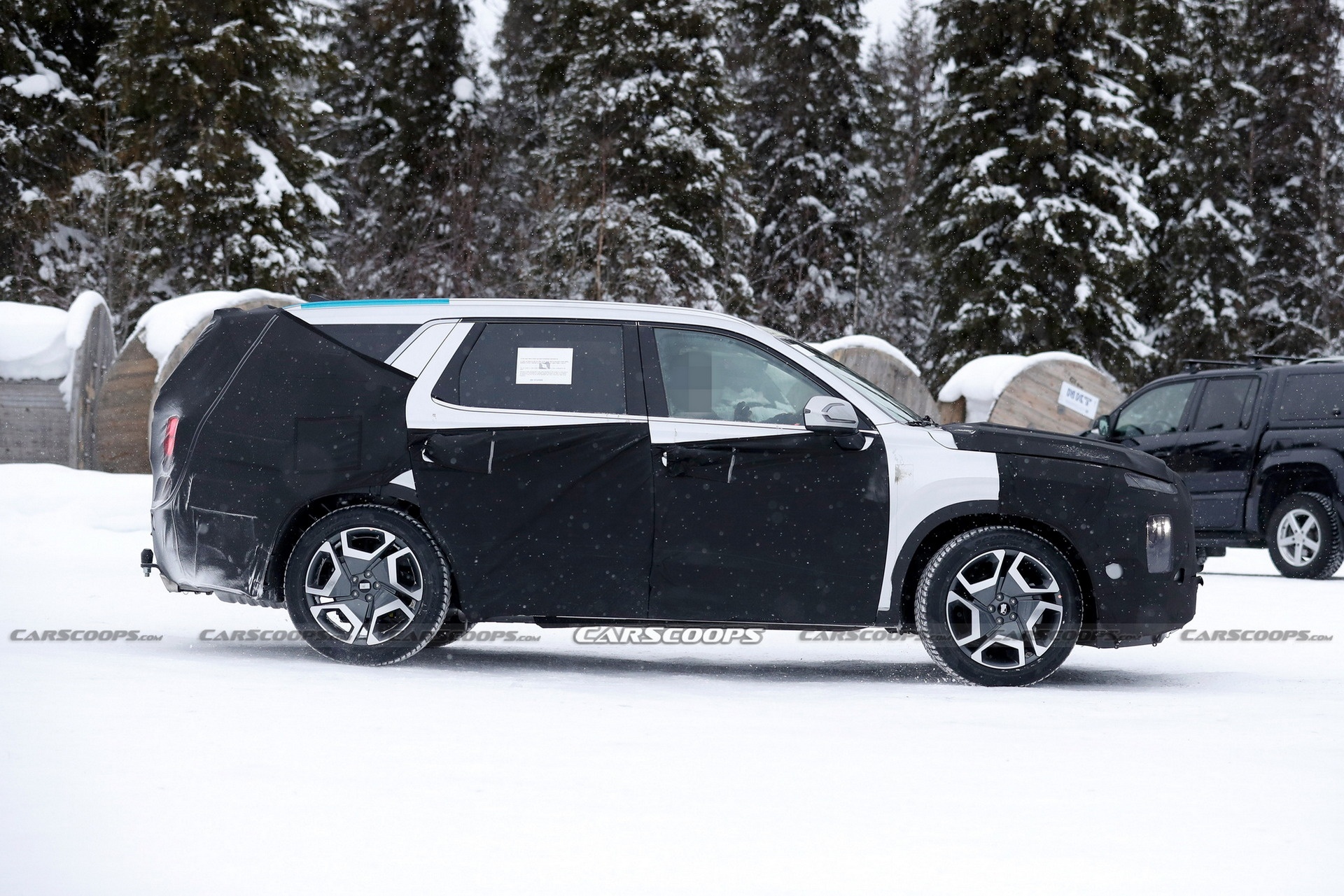 Hyundai Palisade 2023 lộ diện ảnh 2 Hyundai Palisade 2023 lo dien anh 2