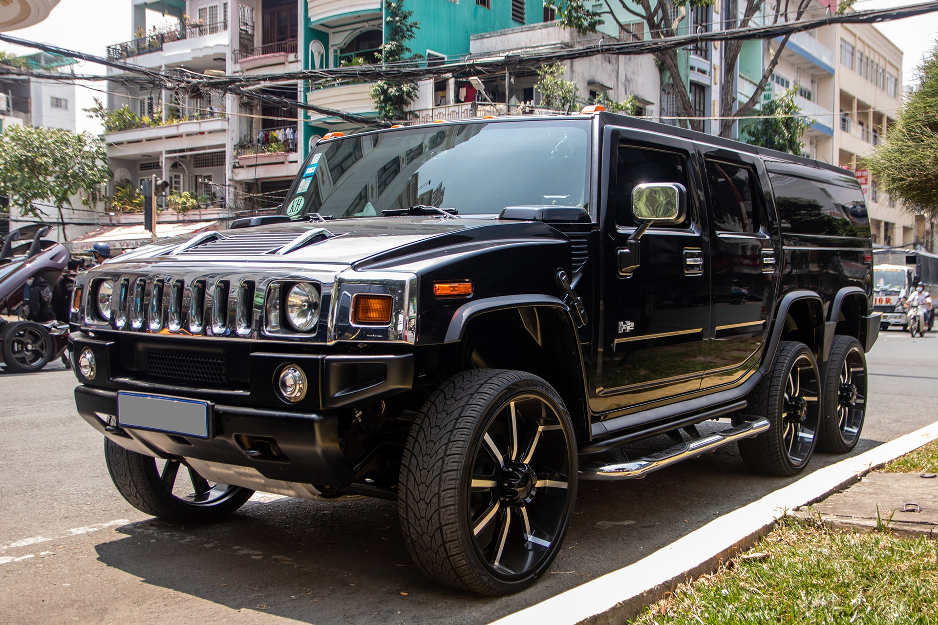Hummer H2 độ 6x6 ảnh 1 Hummer H2 do 6x6 anh 1
