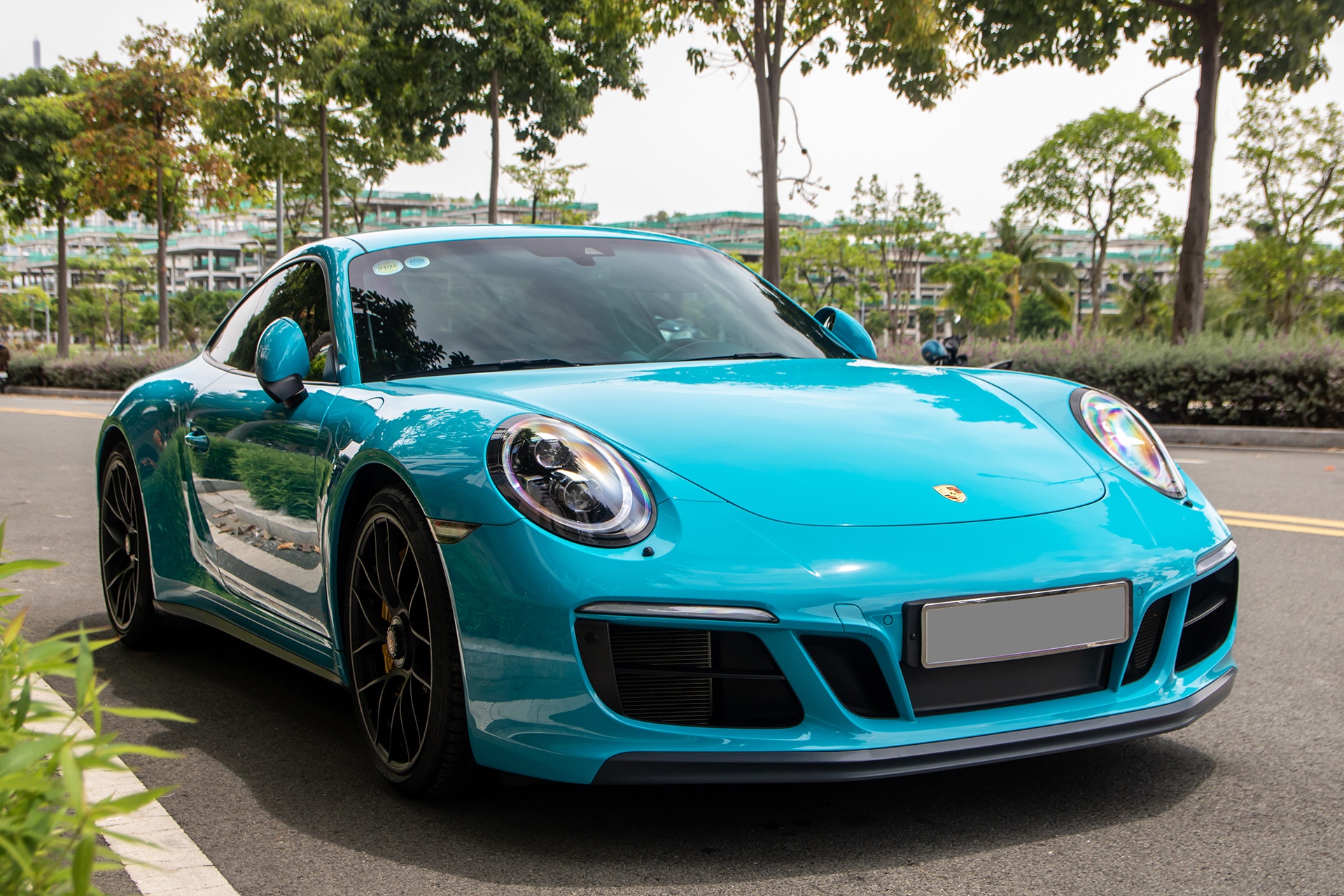 Can canh Porsche 911 Carrera GTS voi mau son hiem hinh anh