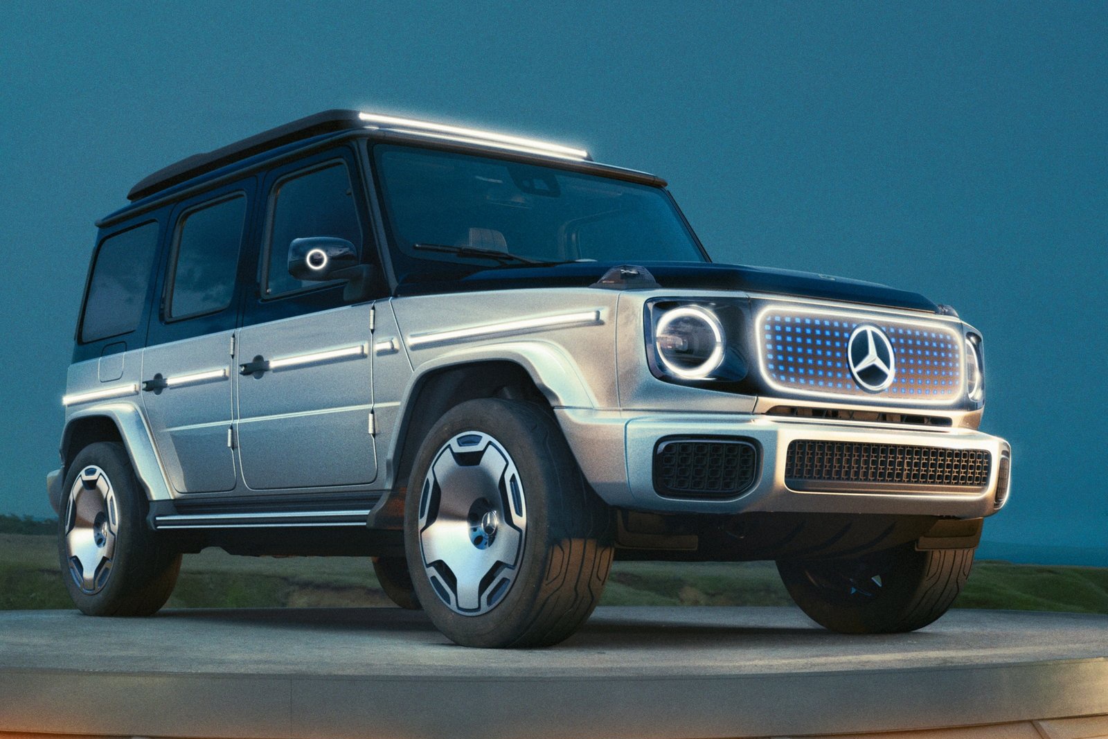 Mercedes-Benz G-Class thuan dien chuan bi duoc ra mat hinh anh