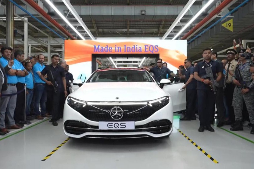 Mercedes-Benz EQS 580 4MATIC duoc lap rap tai An Do hinh anh