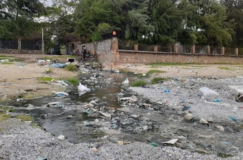 Rac thai ngap khu bo ke xa Long Hai o TP.HCM hinh anh