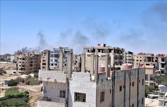 Israel tung video khong kich Syria, tuyen bo chua dung lai hinh anh