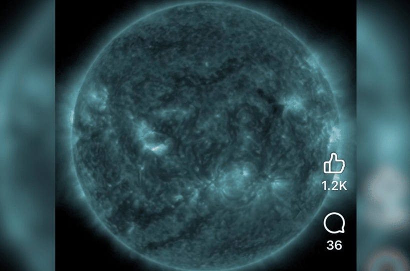 'Qua cau lua' xanh luc hiem gap ruc sang bau troi Thai Lan hinh anh