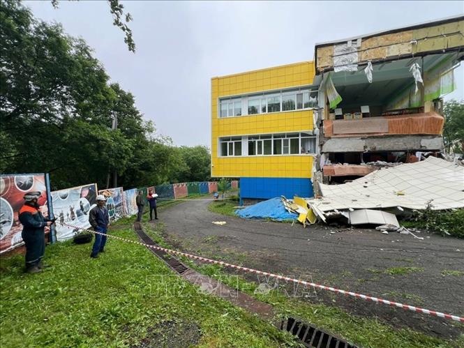 Lai xay ra dong dat o Kamchatka, Nga hinh anh