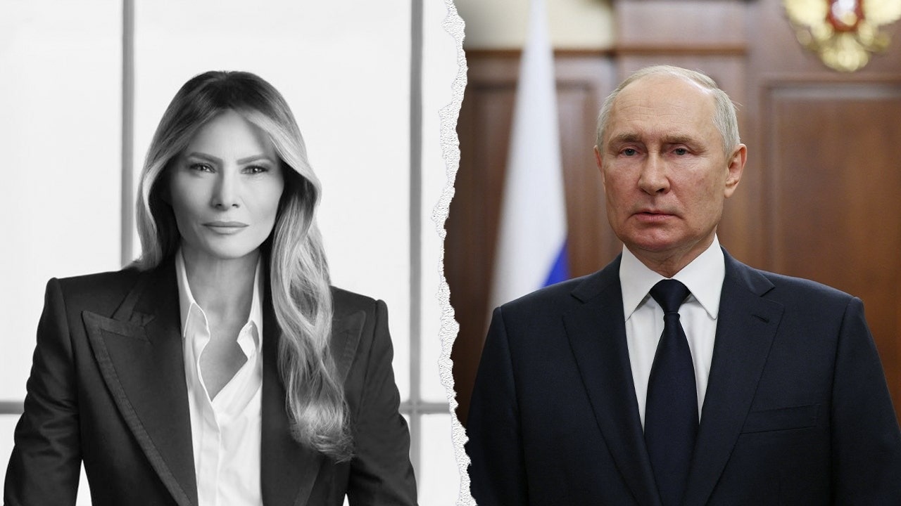 Ba Melania Trump gui thu tay cho ong Putin hinh anh