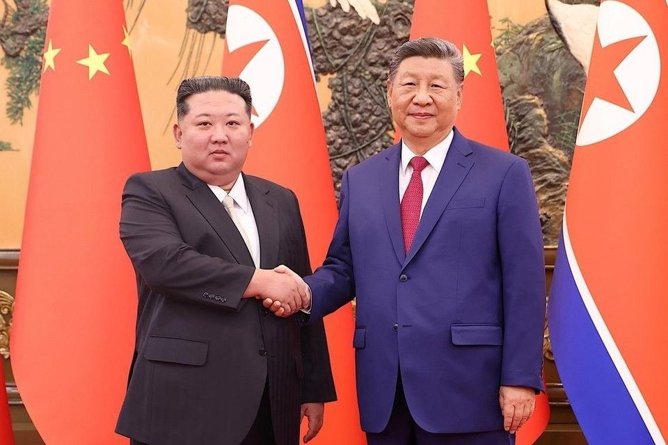 Lanh dao Trung Quoc - Trieu Tien hoi dam o Bac Kinh hinh anh