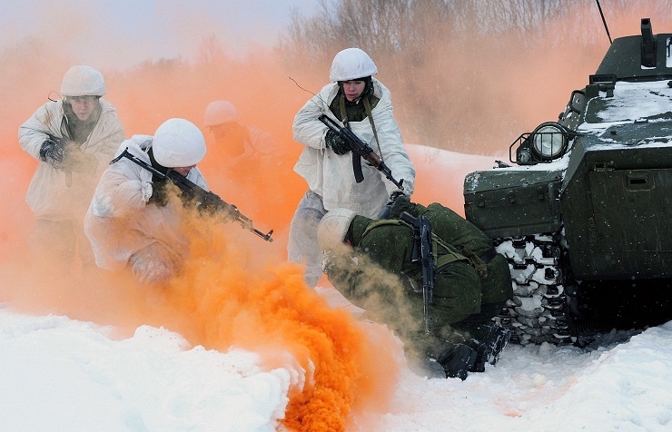 The tien thoai luong nan ve an ninh giua My, NATO va Nga o Bac Cuc hinh anh