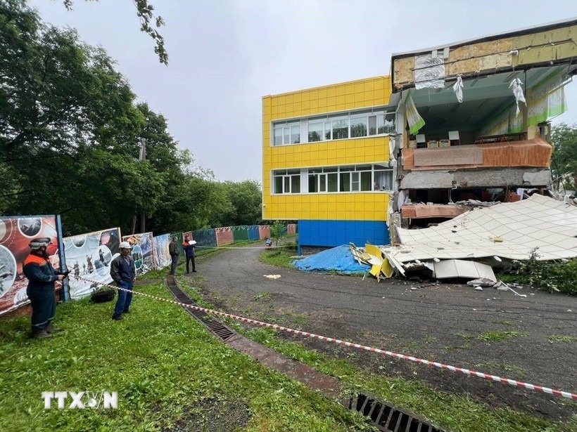 Dong dat 7,8 do rung chuyen vung Vien Dong cua Nga hinh anh