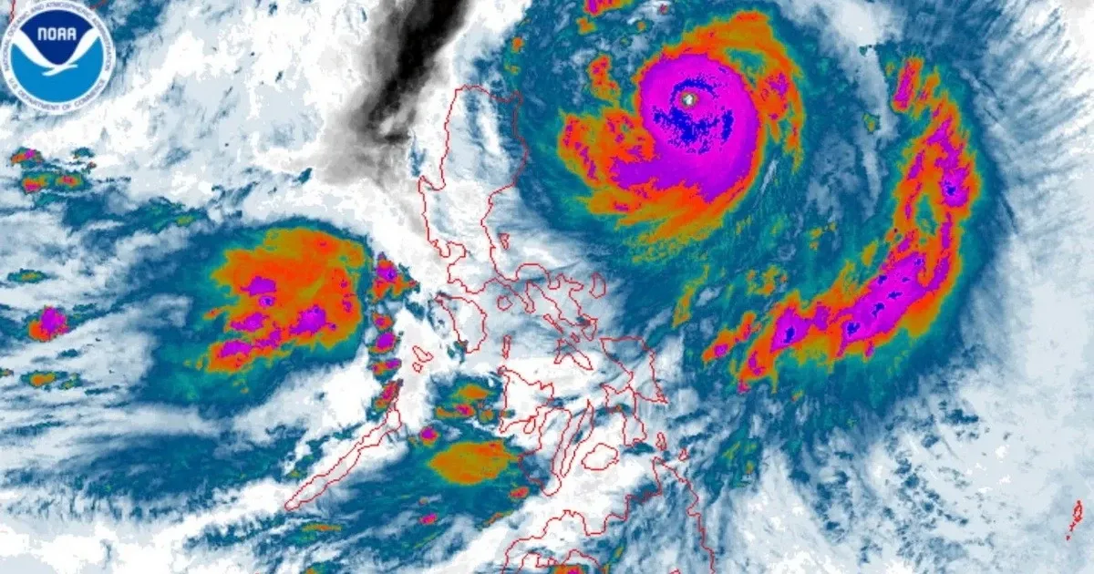 Bao Ragasa manh len thanh sieu bao, du bao do bo Bac Luzon hinh anh