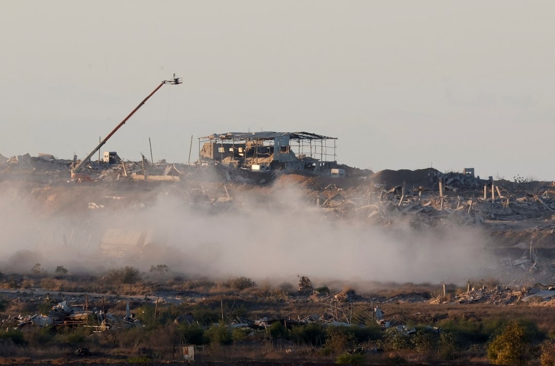 Israel va Hamas dat thoa thuan ngung ban o Gaza hinh anh