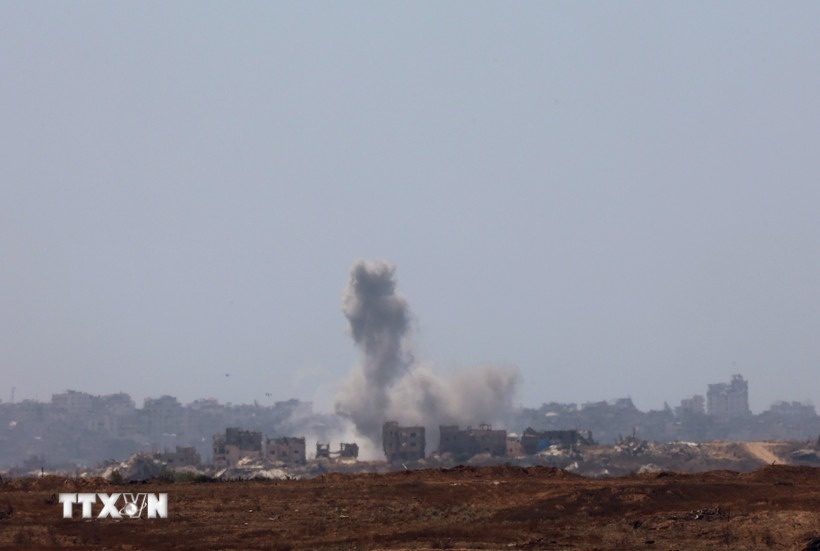 Israel canh bao 'dia nguc se bung no' neu Hamas cung dau hinh anh